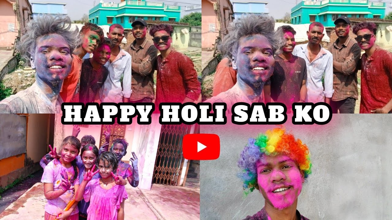 HAPPY HOLI SAB KO | FULL MOSTI GUY'S 💖 |NEW VLOG VIDEO 📹 ||
