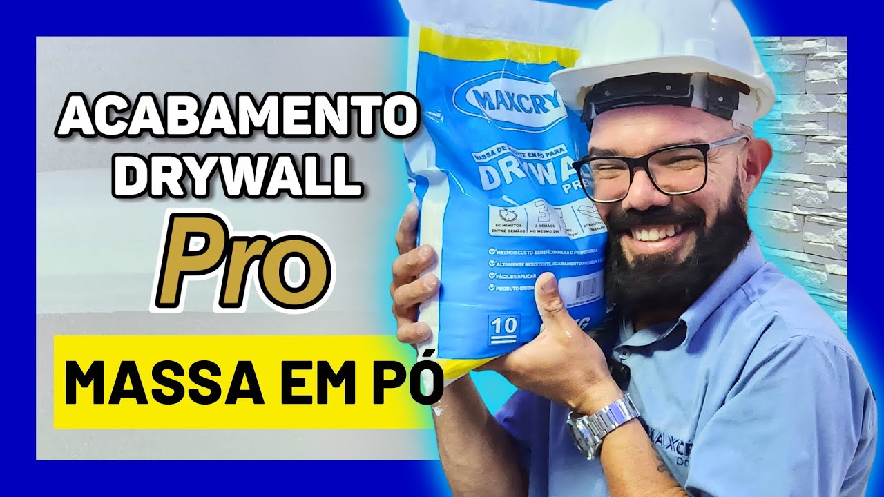 🔵ACABAMENTO DRYWALL PRO - MASSA EM PÓ