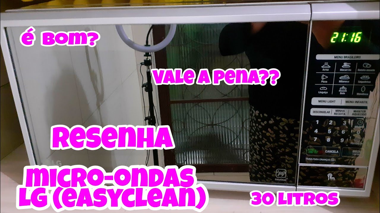 Resenha do meu micro-ondas LG EASYCLEAN
