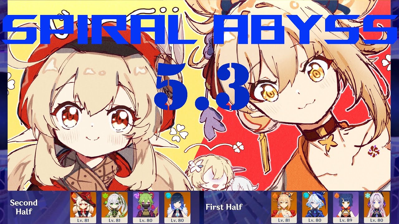 5.3 ABYSS Floor 12 (C3 Klee & C0 Yoimiya DPS) | Hardest Abyss No Mavuika - Genshin Impact