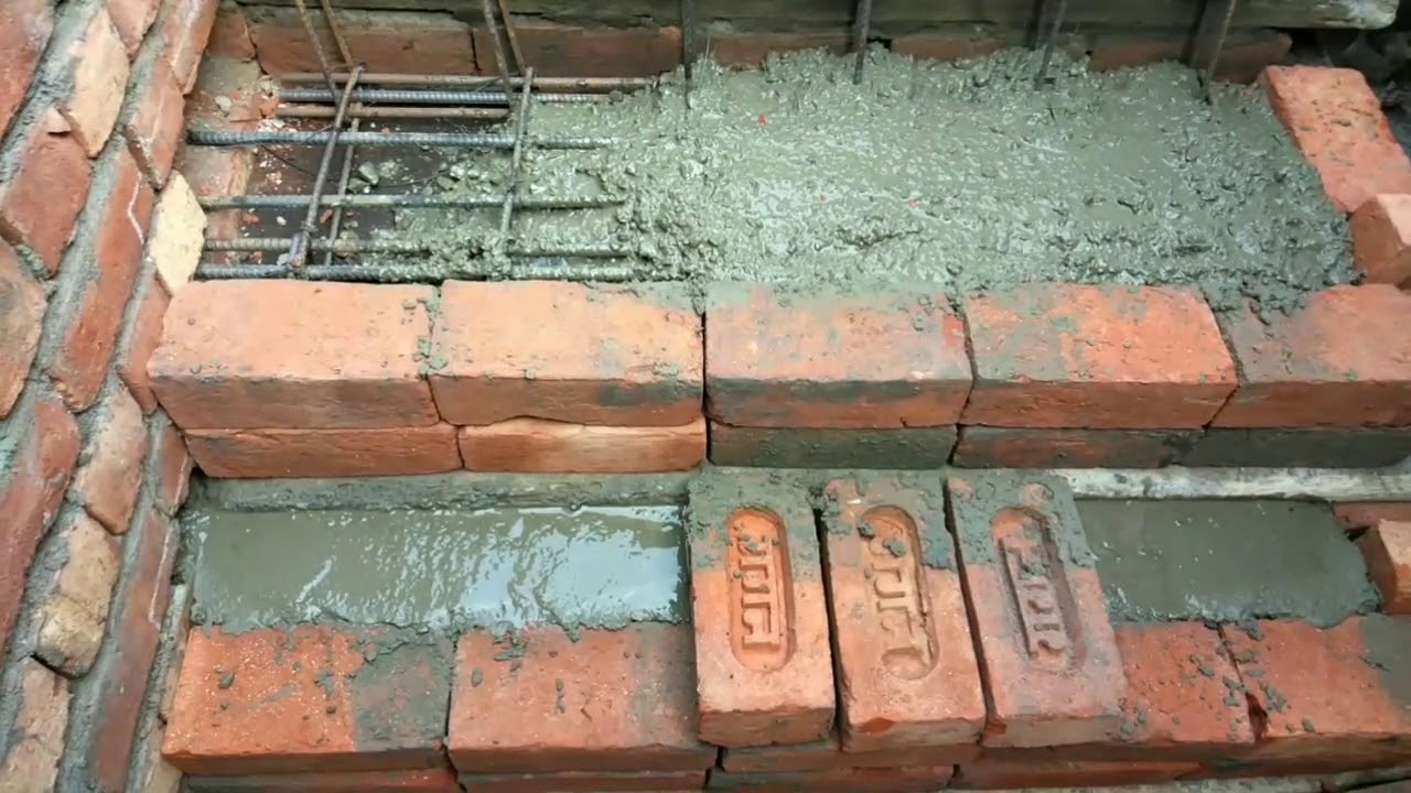 स्टेैप वाली सीढी़यों में बजरी कैसे भरते हैं? How to fill Concrete in the step stairs?