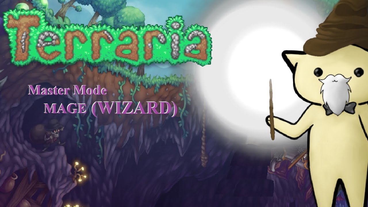 Terraria Master Mode Mage Only #1 | WIZARDSBY IS BACK