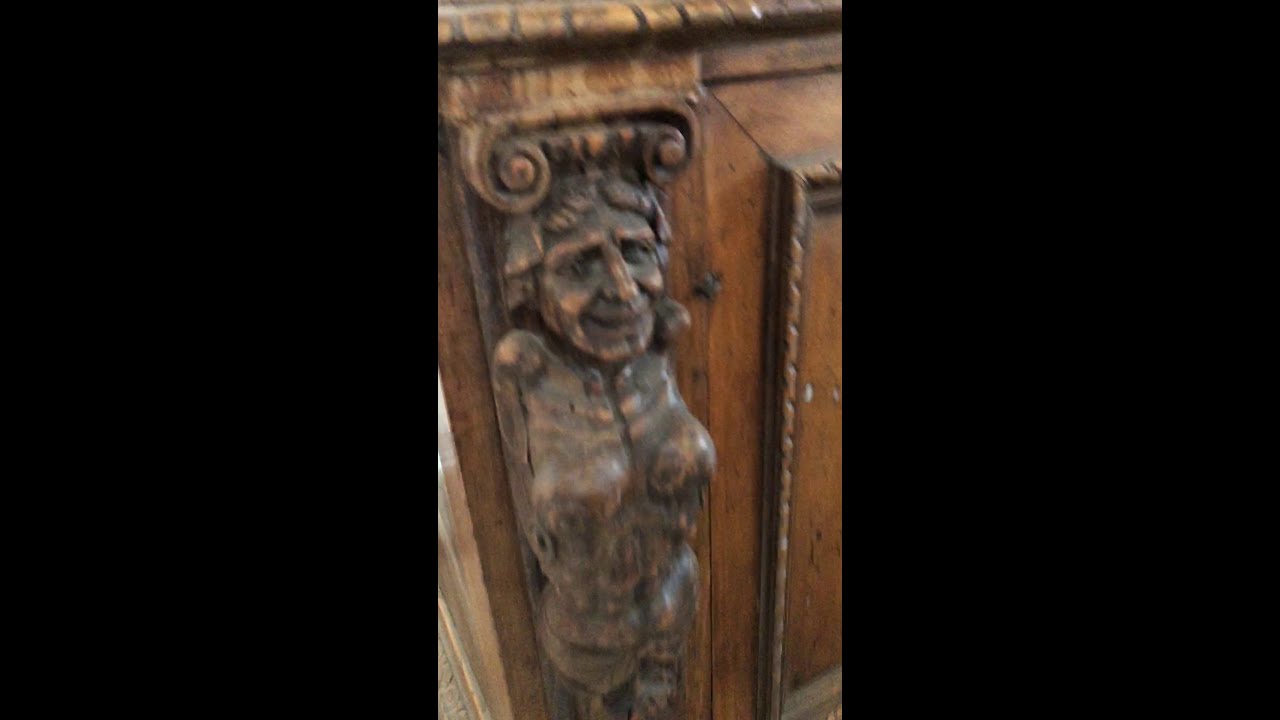 Antique Italian Renaissance Revival Walnut Bookcases