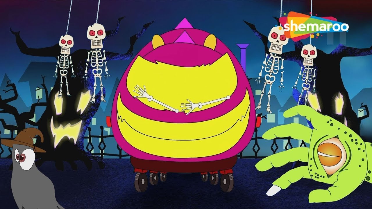 Halloween Special: - Wheels On The Bus Halloween Song For Kids | Shemaroo Kids Junior