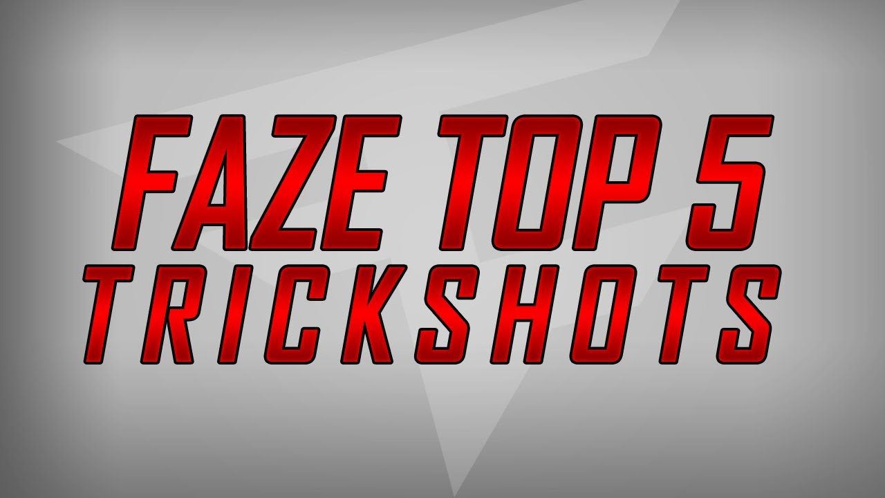 FaZe Top 5 - Trickshots Episode 11 w/ FaZe Temperrr