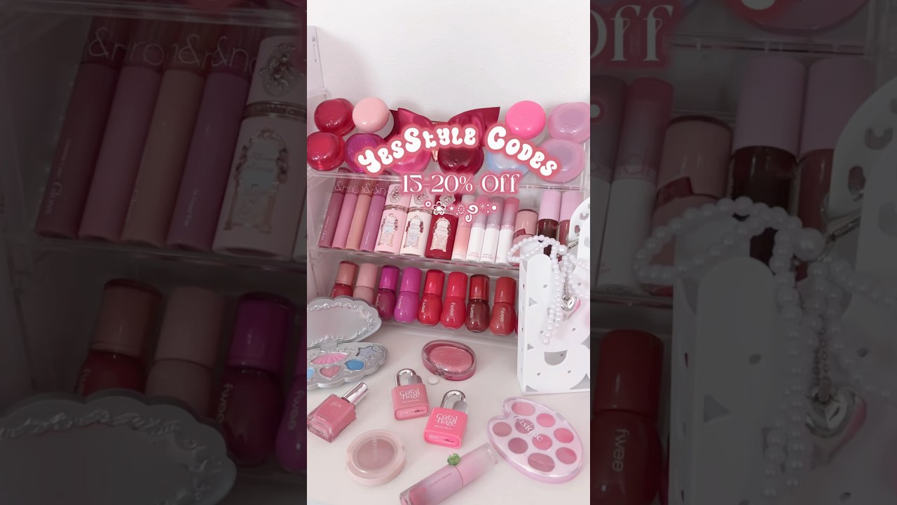 Yesstyle Coupon Codes💐 #yesstyle #yesstylecode #coupon #kbeauty #makeup #wonyoungism #shorts #fyp
