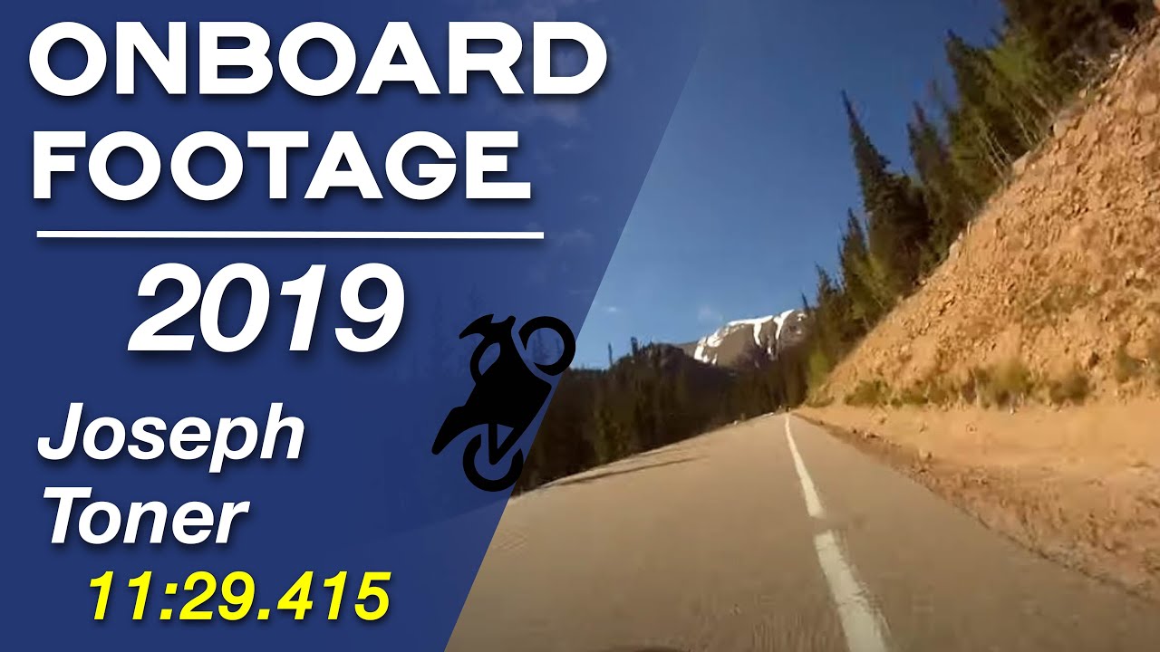 Joseph Toner | Onboard Only | 2019 Pikes Peak International Hill Climb