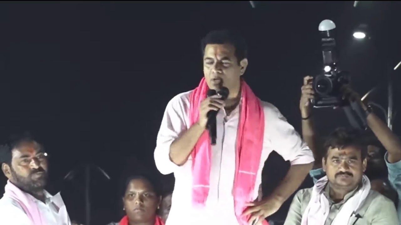 Live: BRS Working President KTR speaking at Thorrur | #MunicipalElections2026