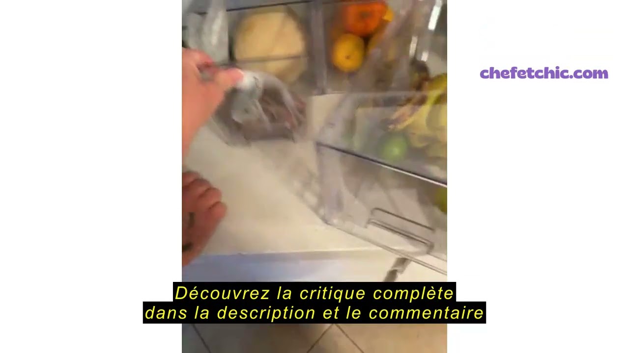 Avis sur la Vtopmart Lot de 4 grands tiroirs empilables, faciles à monter en acrylique, pour salle d