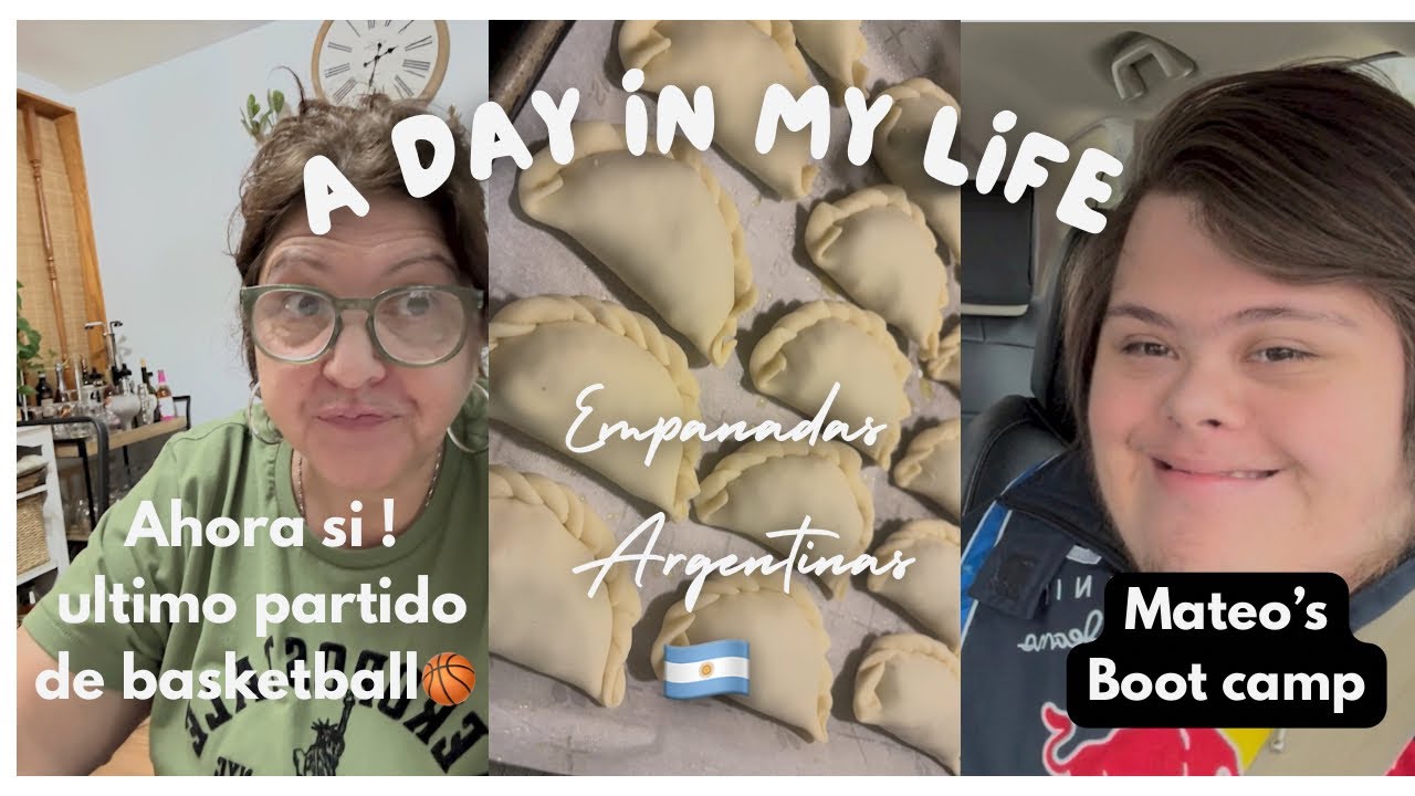 Hoy recetita de Empanadas Argentinas, +básquet + bootCamp 🏀 la primavera ya está aquí ! 💙🌿  