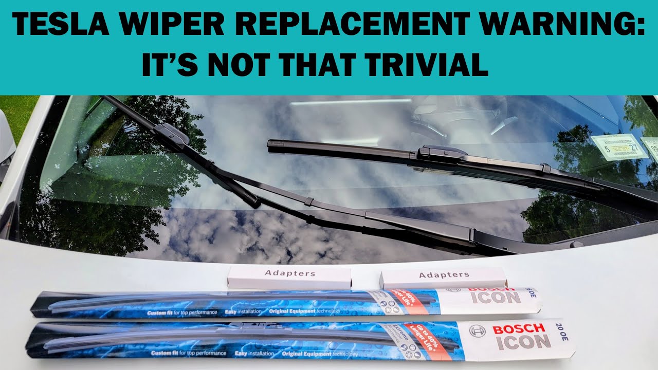 Tesla Wiper Blade Replacement: It's Not That Trivial