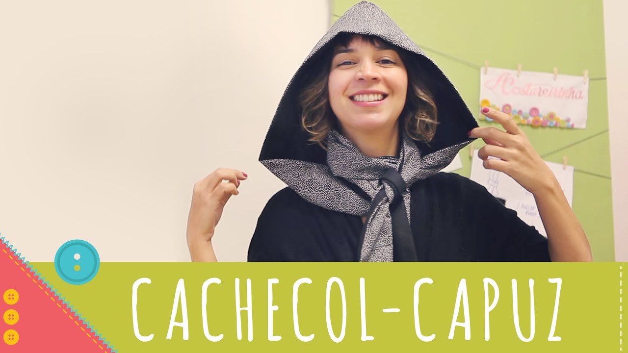 Cachecol Capuz Dupla Face Como Fazer | Ideia de Costura a quentinha e fácil para iniciantes!