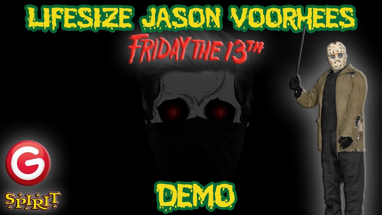 (Spirit Halloween) Gemmy Friday The 13th Jason Voorhees 2007 Demo