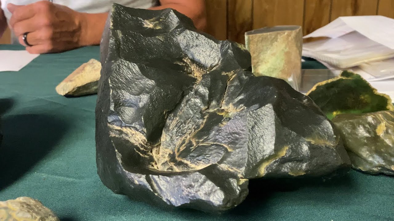 WYOMING STONE RANGER JADE TIN CUP JASPER WEST OF CASPER Rockhounding Rockhunting rock￼