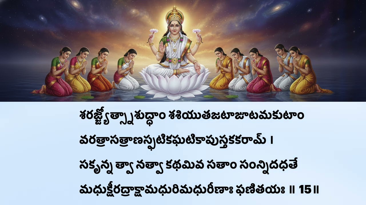 Soundarya lahari sloka-15
