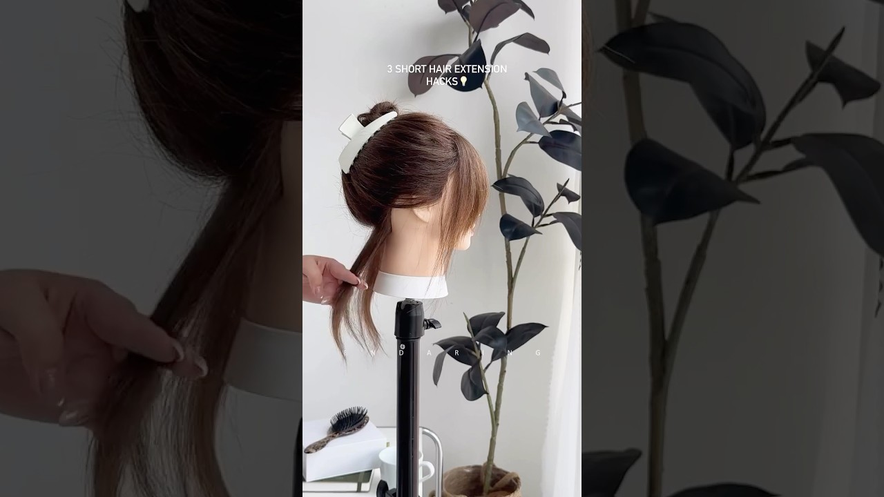How to blend hair extensions on short hair? 3 genius ways! 