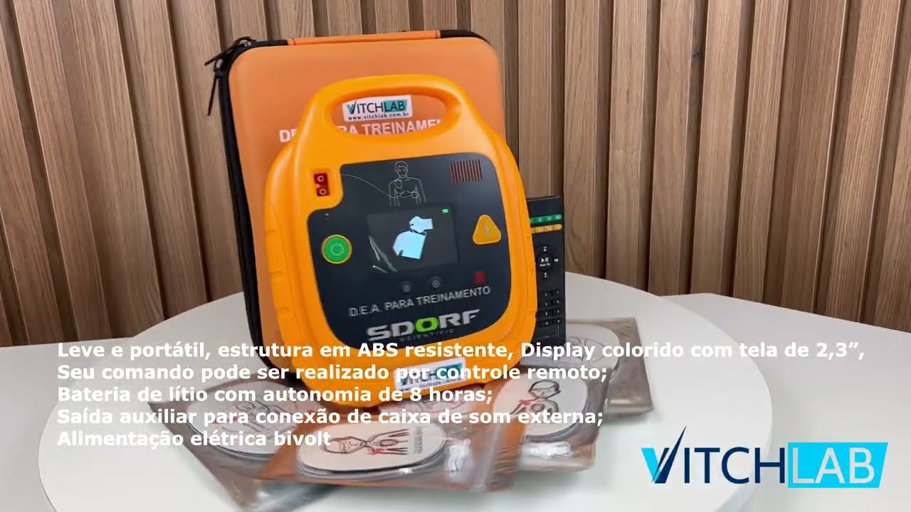 SIMULADOR DE DEA (DESFIBRILADOR EXTERNO AUTOMÁTICO) SD-8000 SDORF SCIENTIFIC VITCHLAB