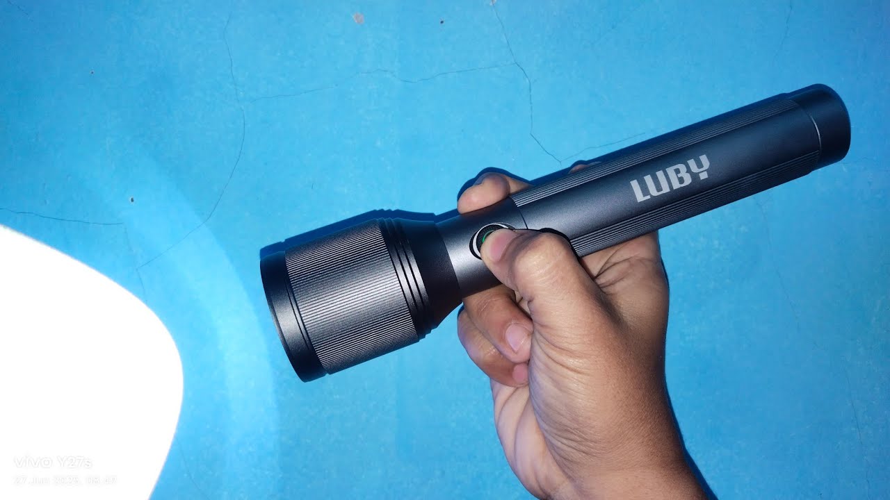LUBY L-AL 8006 senter LED zoomable super terang KUAT BESAR PANJANG DAN TERANG TAPI TAK BERURAT