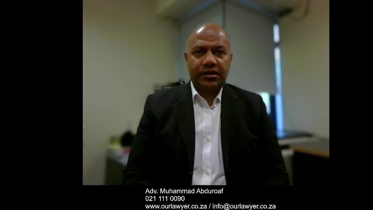 Child Custody and Child Maintenance in Divorce cases - Adv. Abduroaf