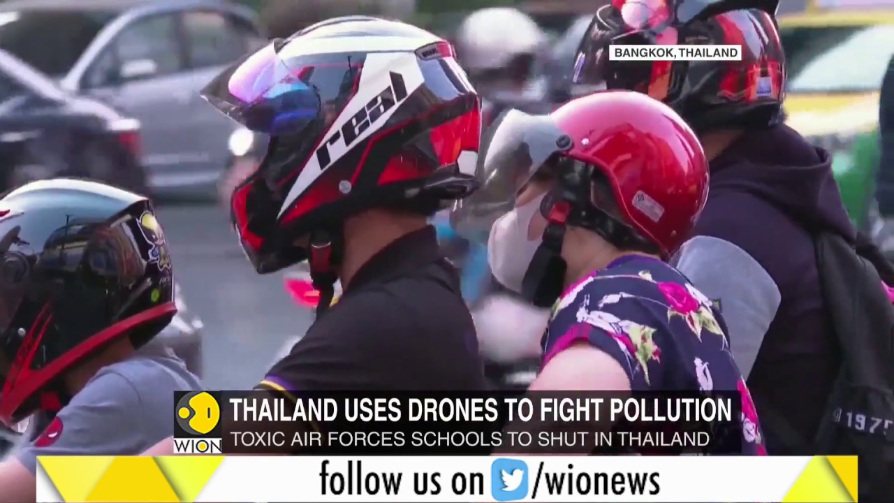 Thailand uses drones to fight air pollution