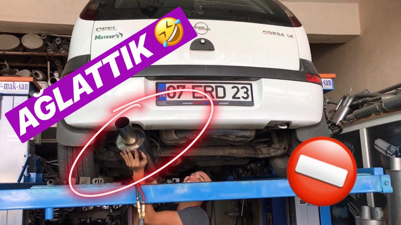 Corsa Modifiye Part 3 | Egzoz Operasyonu | Kışkırtma | Matkap's - Okan Çekiç