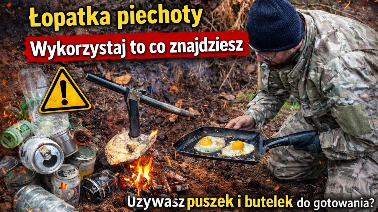 Preppers podczas ewakuacji.Śmieci do użytku w terenie na sytuację awaryjną. #preppering #przetrwanie