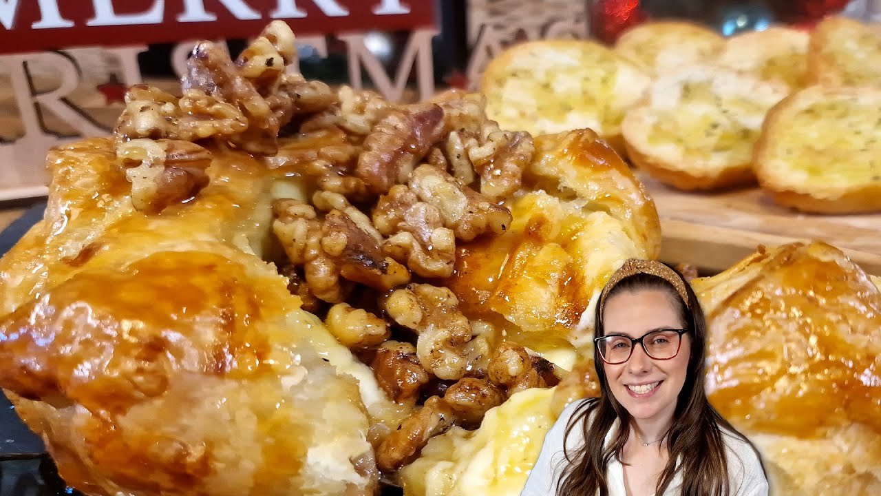 Entrada de NATAL, QUEIJO FOLHADO COM NOZES E MEL