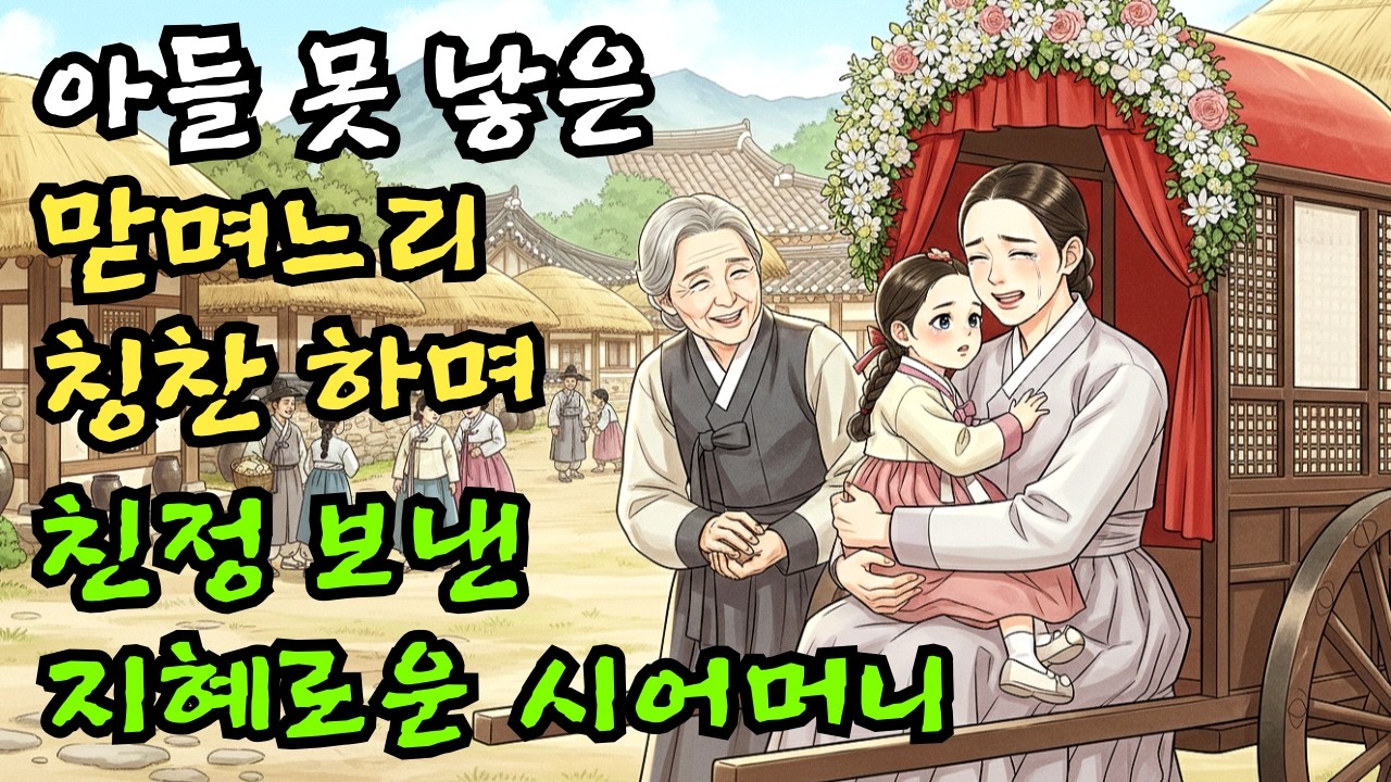 아들을 아끼는 며느리에게 친정을 권한 현명한 시어머니의 선택
