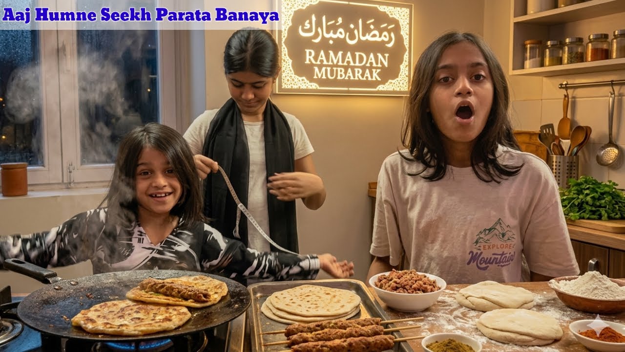 Aaj Humne Seekh Parata Banaya 🌙#viralpost #minivlog #food #ramadan2026 #ramazanspecial 