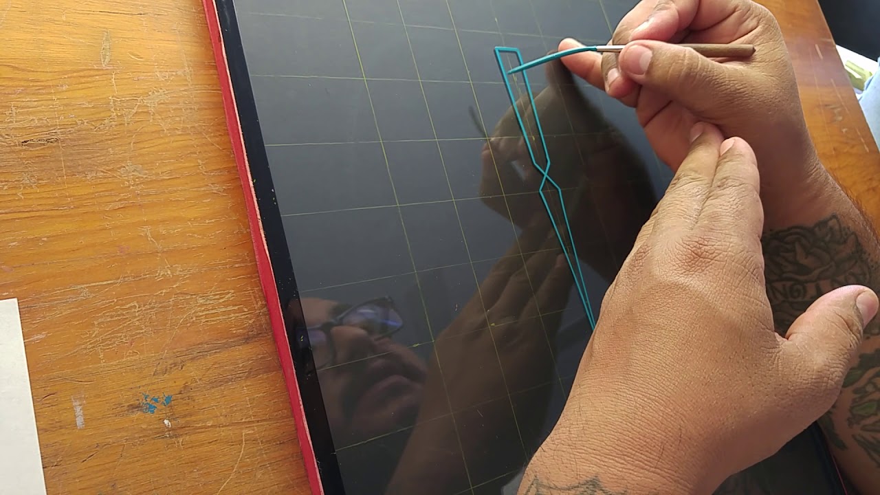 How to Pinstripe: Simple Pinstriping Design #20