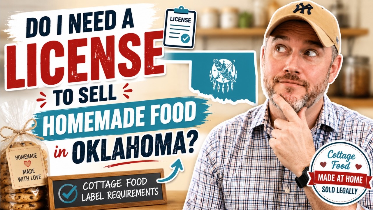 Do I Need a License to Sell Homemade Food in Oklahoma [ Cottage Food Label requirements ]