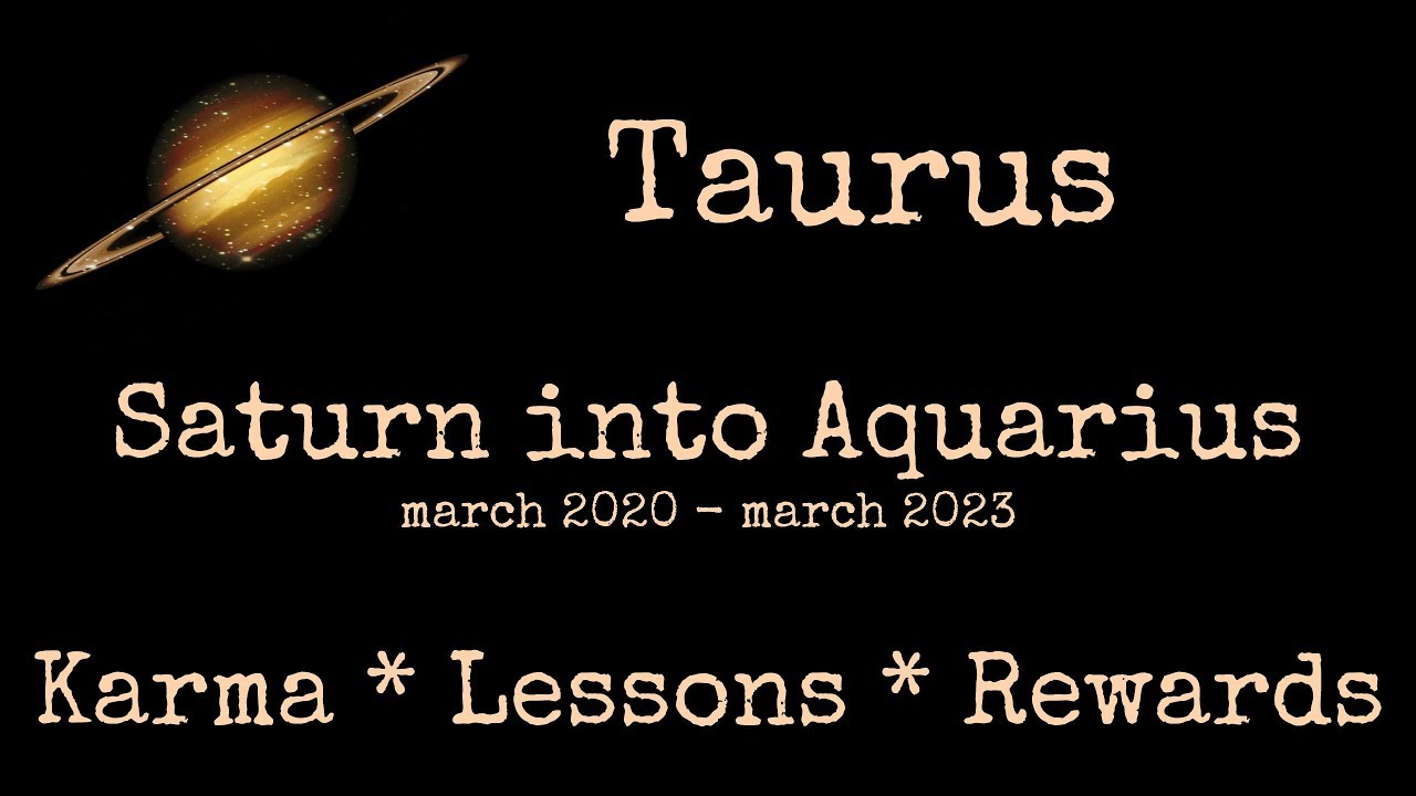 Taurus - An Intense Cycle Completes! - Saturn Reading March 2020 - 2023