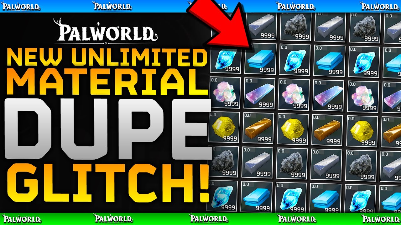 BEST Item Dupe GLITCH - Infinite Materials / HEXOLITE, INGOTS ETC - Palworld Feybreak Guide