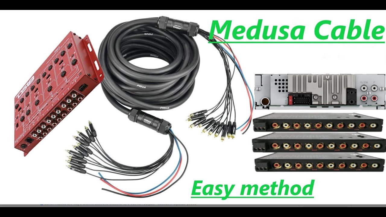 How to install a Medusa Cable with equalizer and radio.