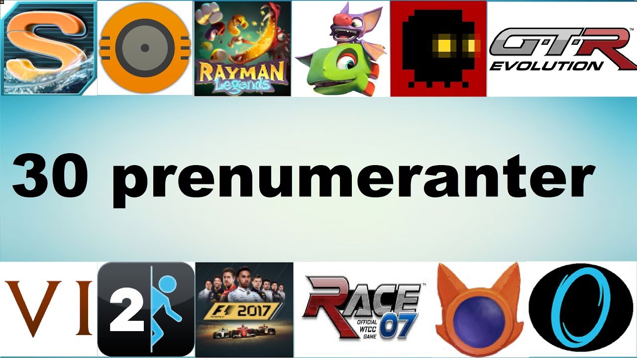 30 PRENUMERANTER special!! =)