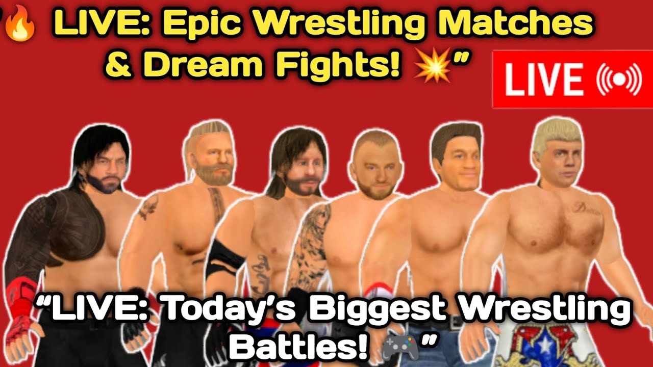 “LIVE: Aaj ke Biggest Wrestling Battles! 🎮”