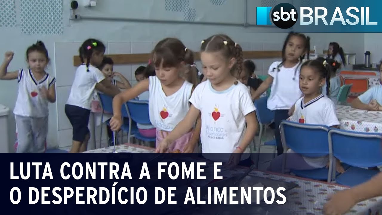 Luta contra a fome e o desperd&iacute;cio de alimentos | SBT Brasil (24/02/24)