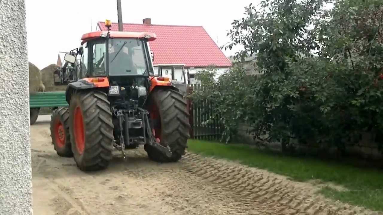 Kubota M8540 w akcji