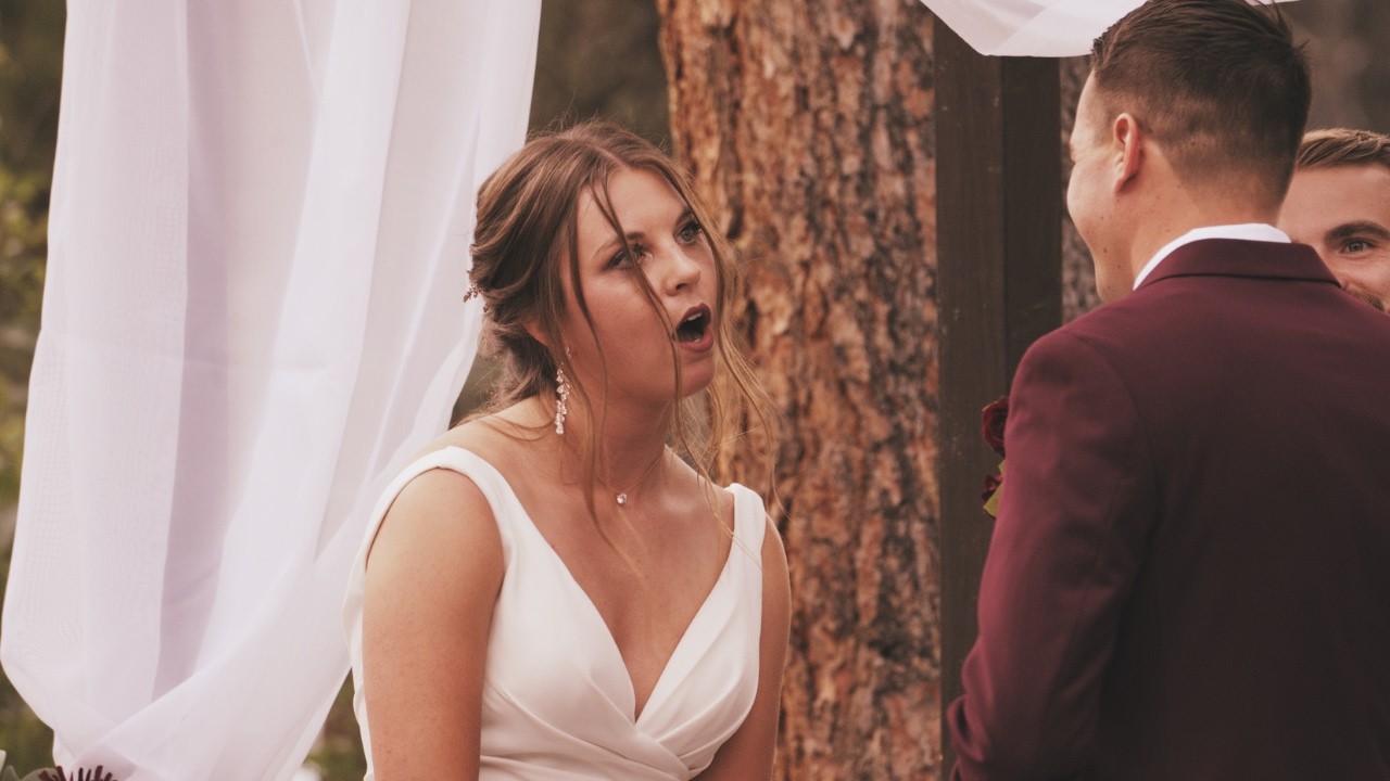 Groom Pulls Hilarious Prank On Bride During Wedding Ceremony