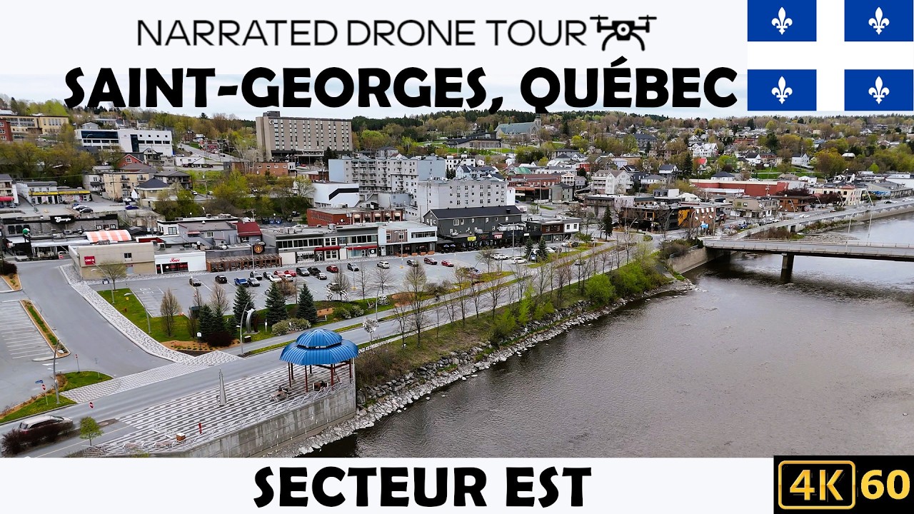 🏘️ Secteur Est, Saint-Georges, Quebec 🇨🇦 4K60 Drone