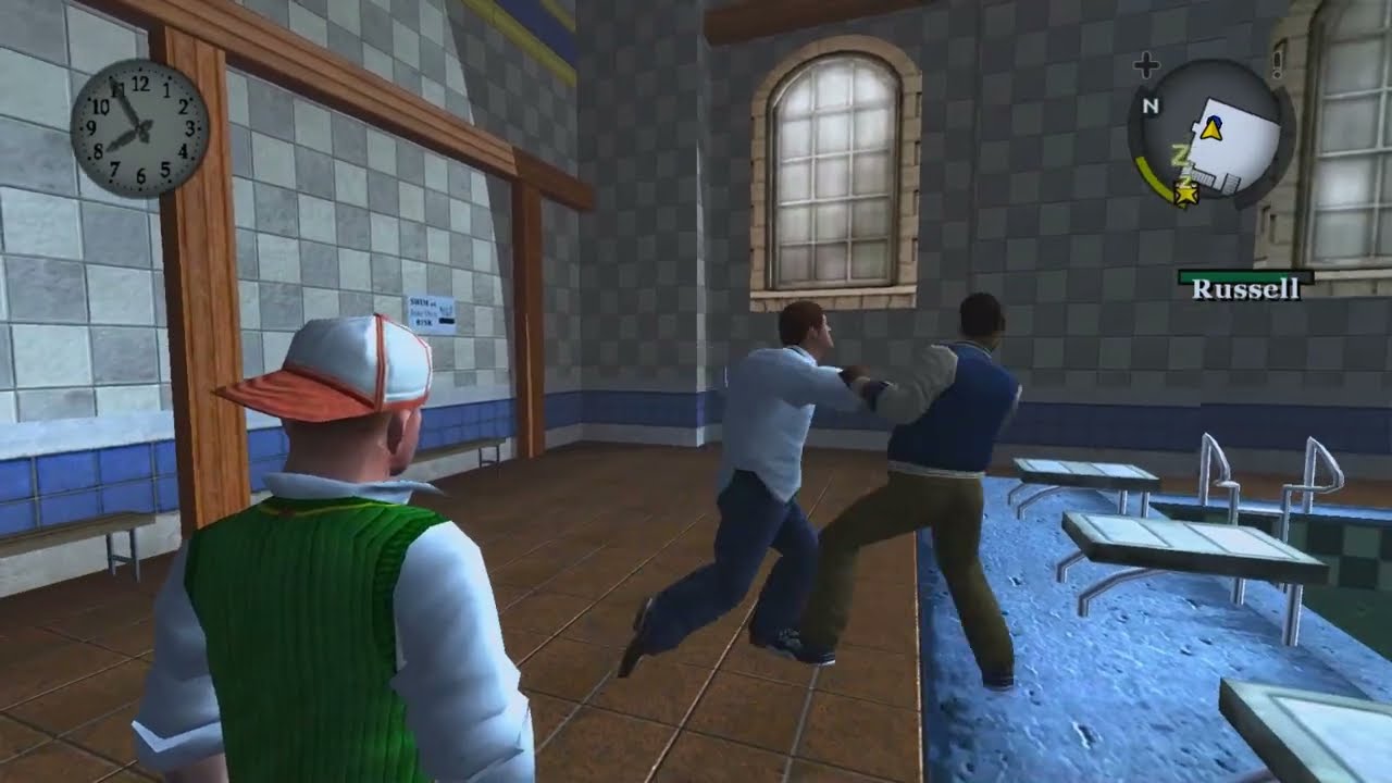 Russel Vs Jocks Bully Gameplay