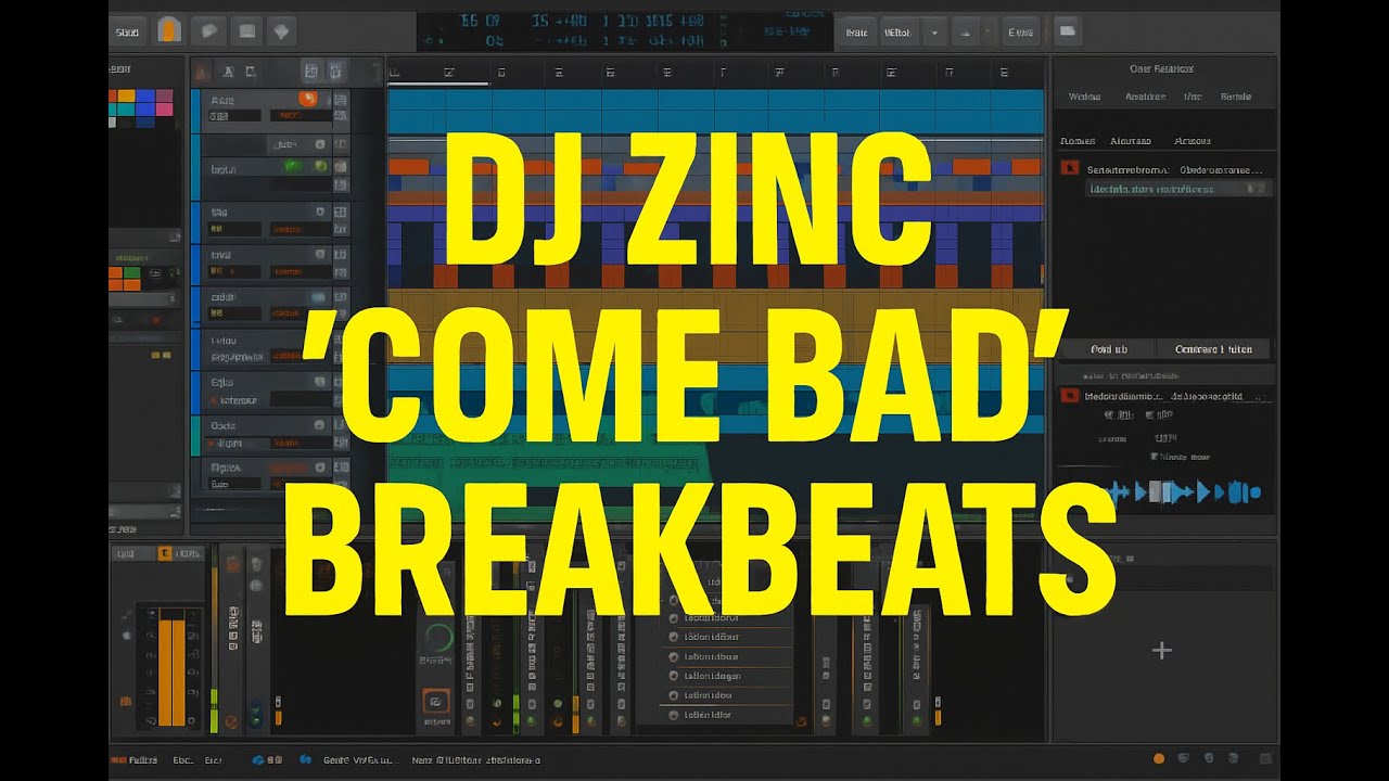 DJ Zinc 'come bad' breakbeat processing