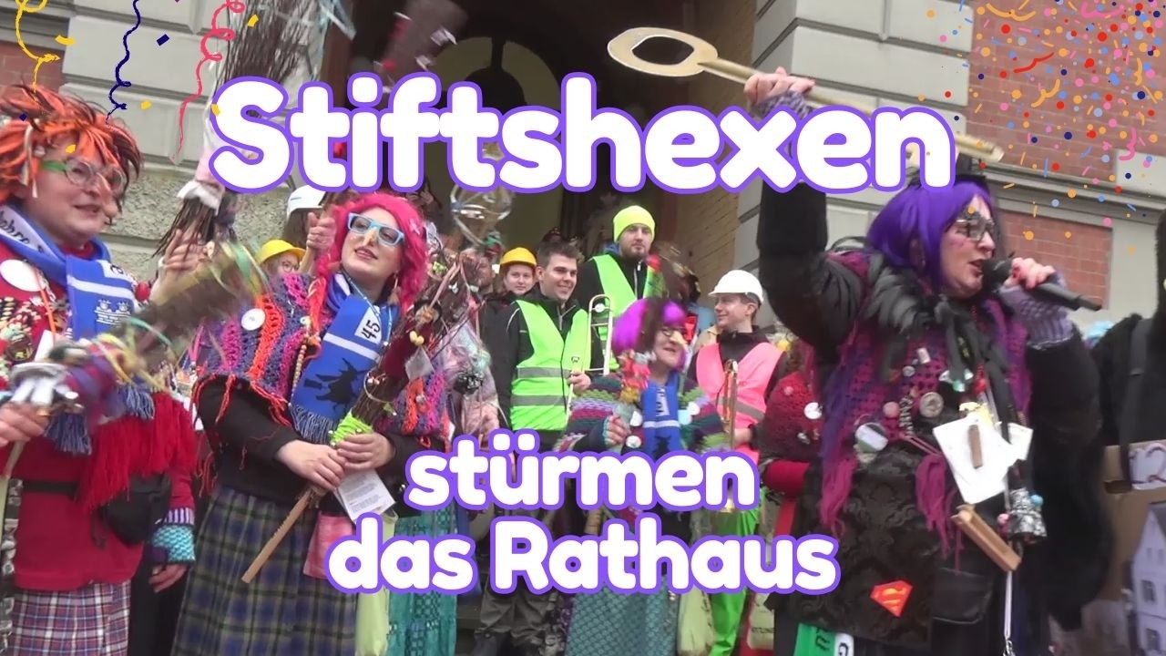 Stiftshexen stürmen das Rathaus