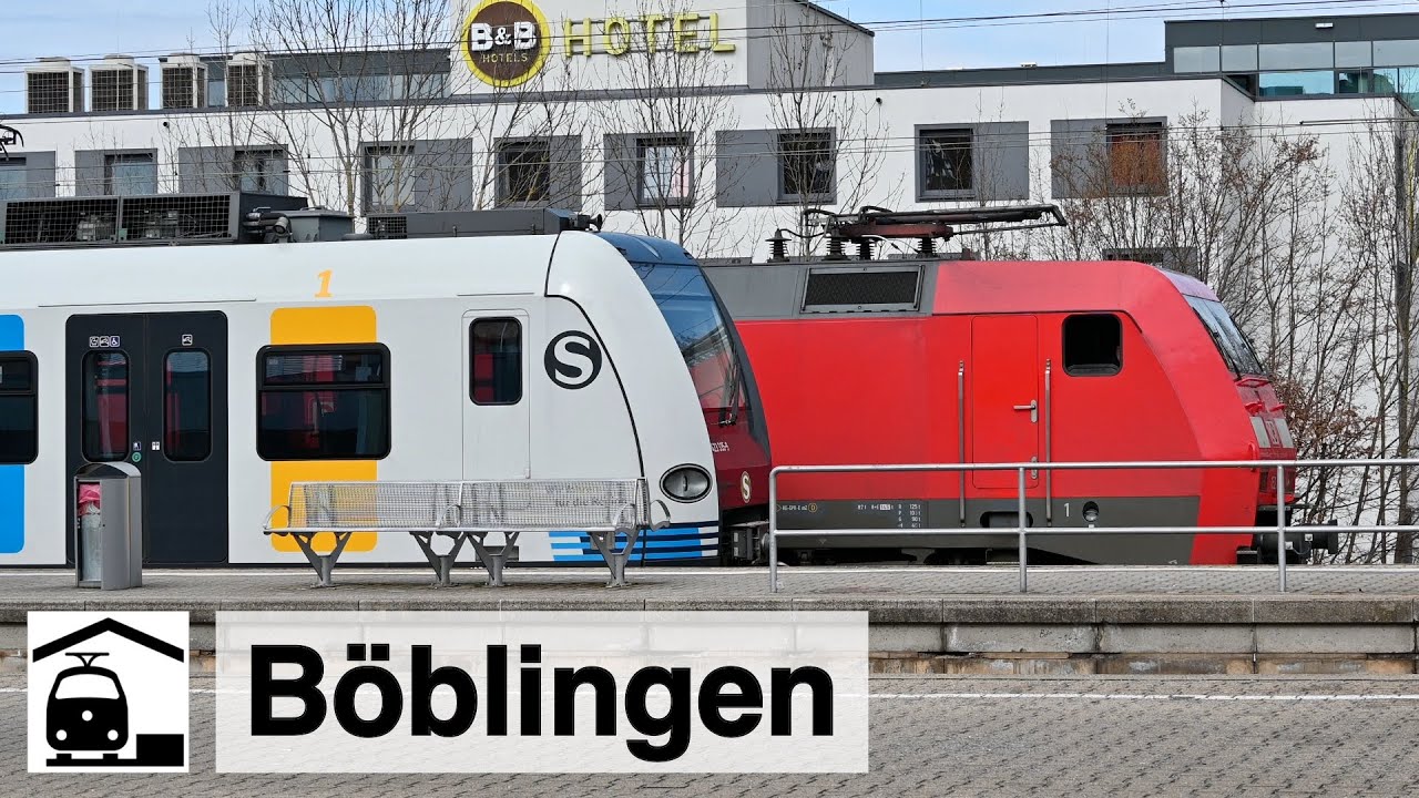 Kleiner Bahnhofsrundgang Böblingen [Gäubahn]