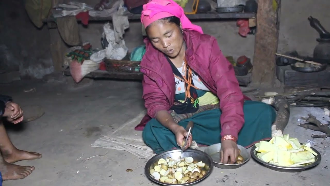 Myvillage official videos EP 92 || Curry recipe of pumpkin and potatoes