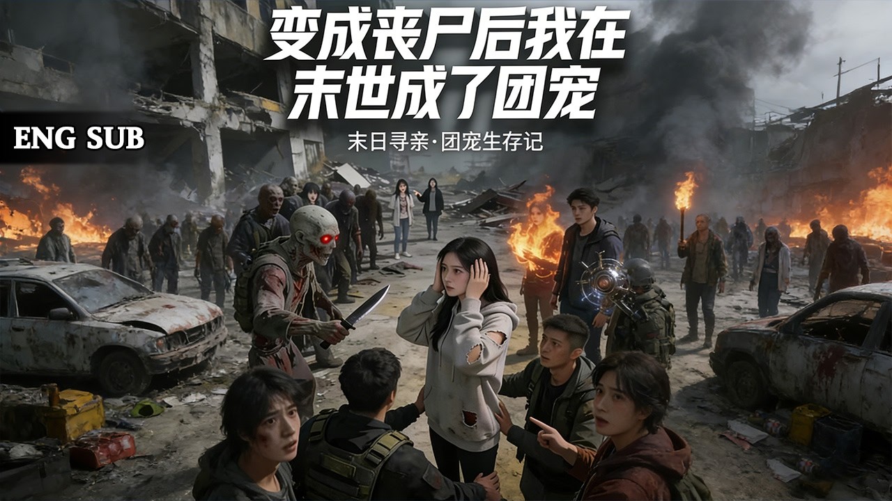 【全網熱劇】变成有意识丧尸怎么办？遇到丧尸群优雅从容，遇到异能者果断滑跪！#嘎嘎乐#热血#末世重生#高温末世#漫剧