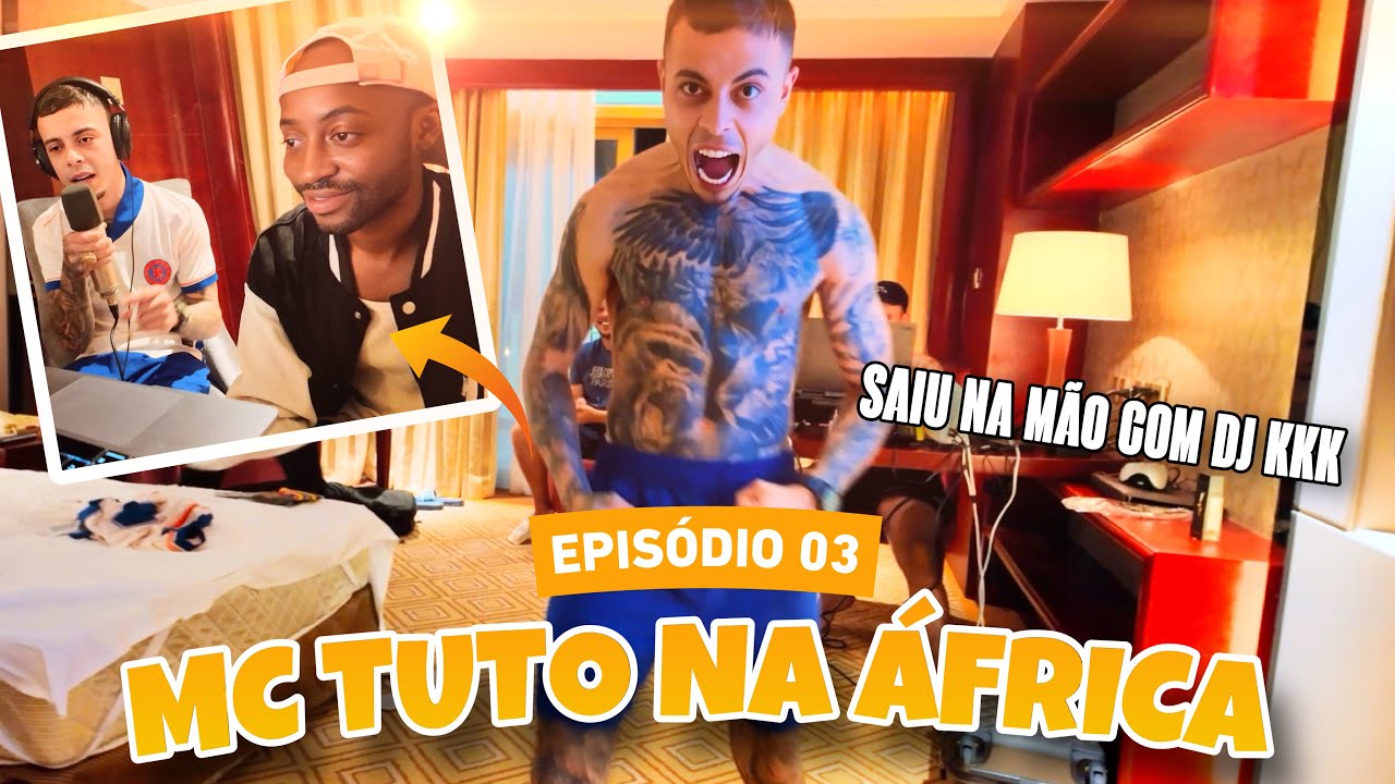 MC TUTO NA ÁFRICA EP 03 - 2T SAIU NA MÃO com o DJ e GRAVOU mais um FEAT INTERNACIONAL