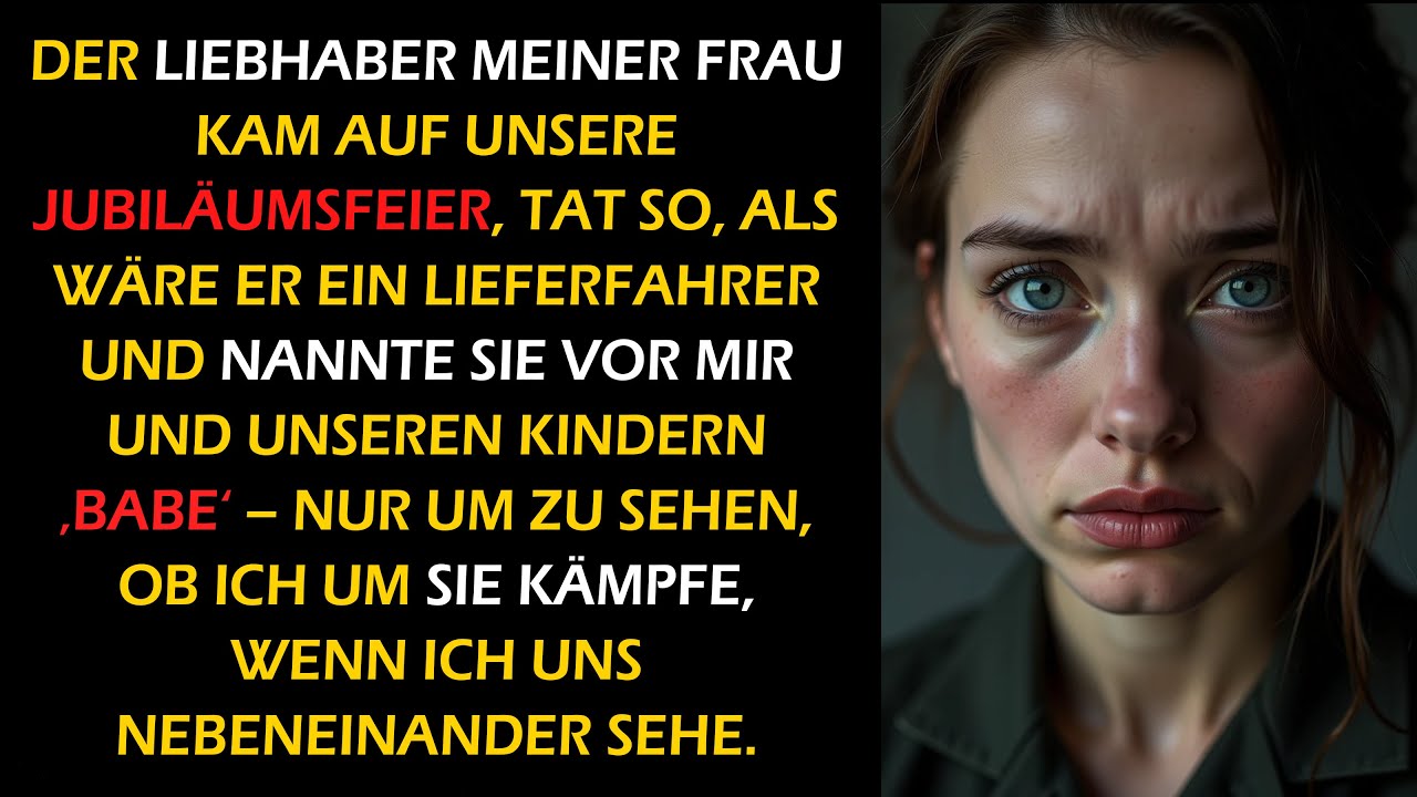 ER NANNTE SIE ‚BABE‘ AUF UNSERER FEIER – SIE DACHTE, ICH WÜRDE UM SIE KÄMPFEN… ICH GING