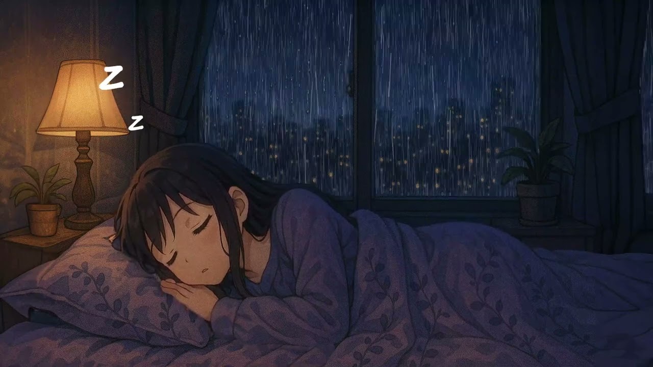 Midnight Rain & Rhodes 🌧️ Lo-Fi for Study, Coding & Quiet Nights