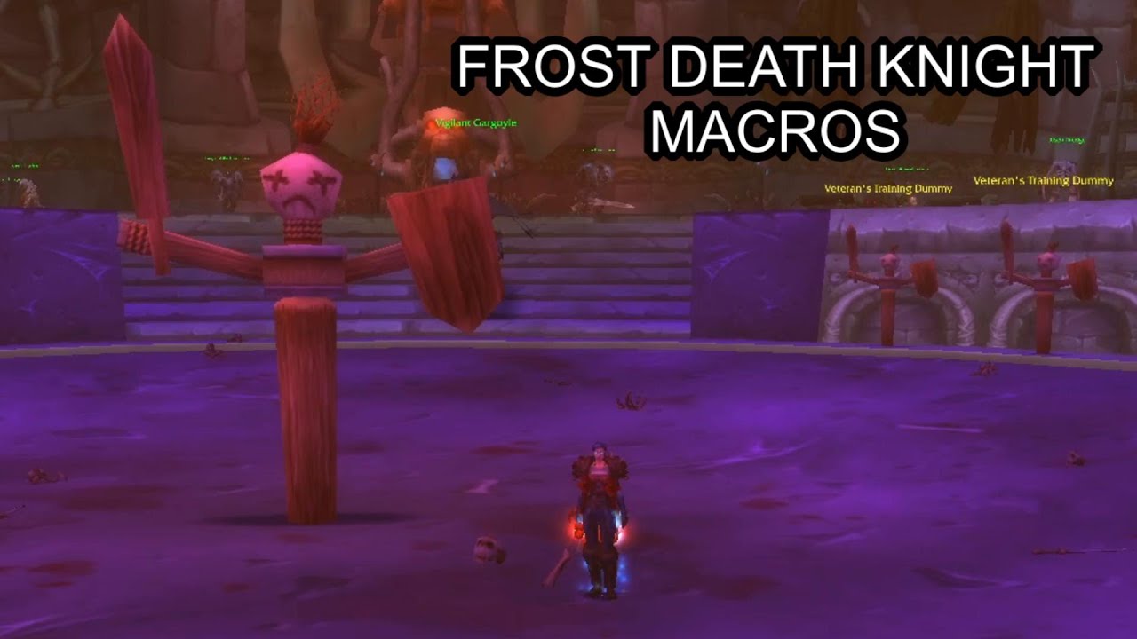 Frost Death Knight basic & custom macros in Wrath of The Lich King